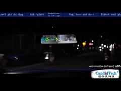 1080P 2MP ऑटोमोटिव इन्फ्रारेड एडीएएस टक्कर से बचने स्ट्रीमिंग रियरव्यू मिरर